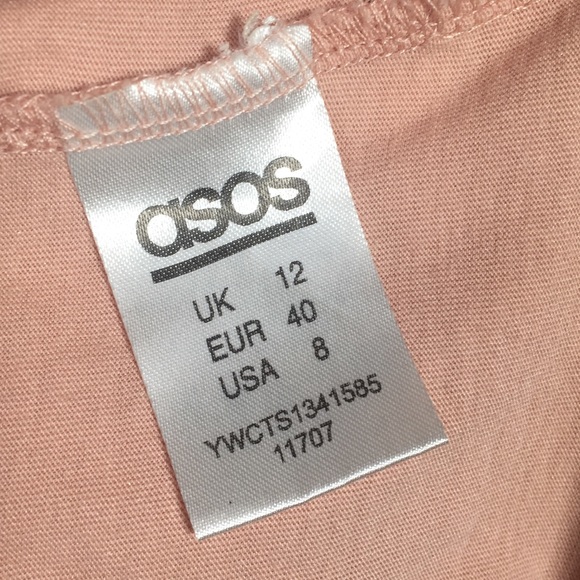 💰 5/25$ ♻️ ASOS Size 8 Peach Top - Picture 5 of 5